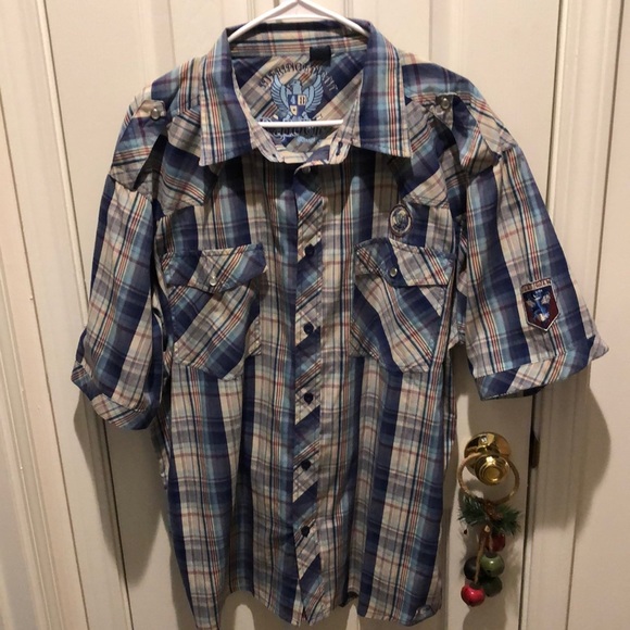 Mens Raider Jean Co button down shirt size XXL - Picture 1 of 3